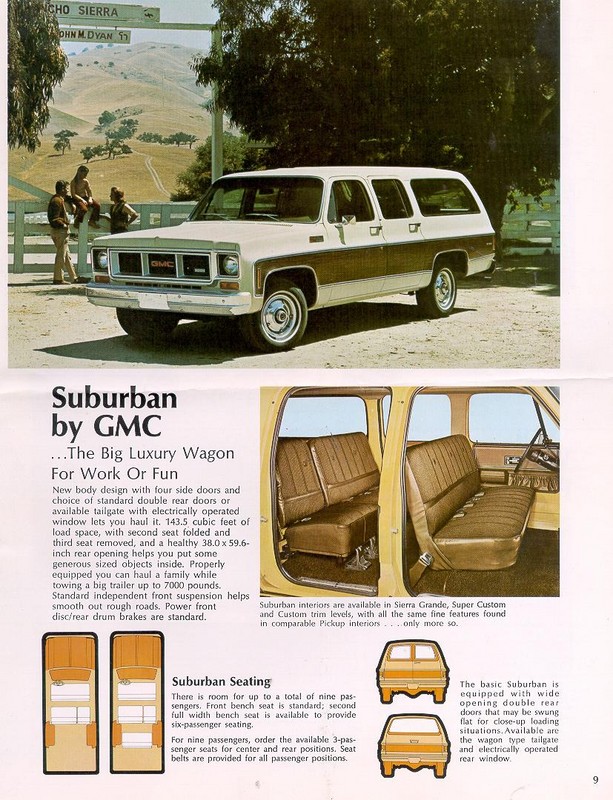 1973 GMC Pickups And Suburbans Brochure Page 2